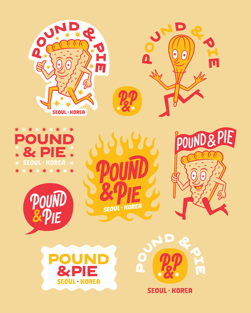 Justin Poulter Sticker Designs