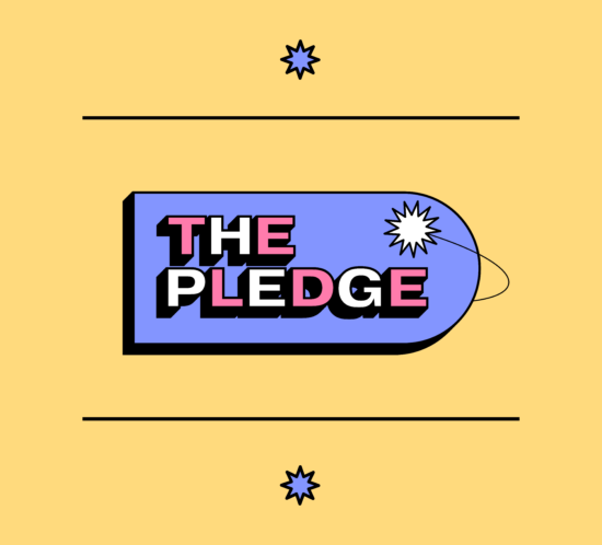 The Pledge Logo