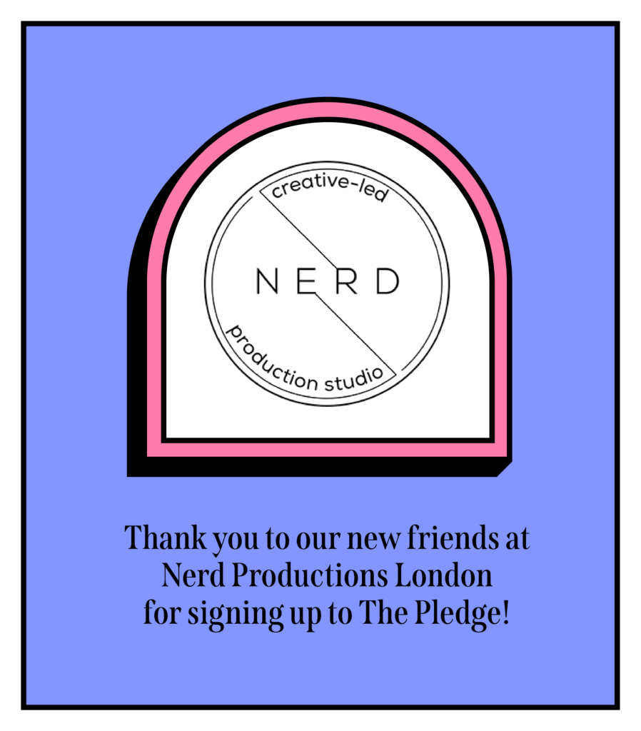 Nerd Productions Joins The Pledge