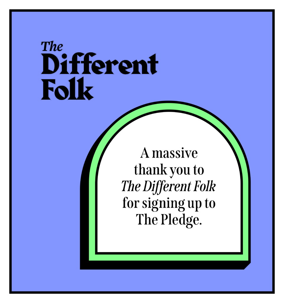 The Different Folk Joins The Pledge